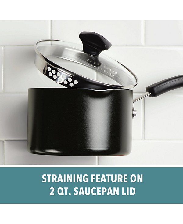 Cookstart Aluminum DiamondMax Nonstick 15-Pc. Cookware Set