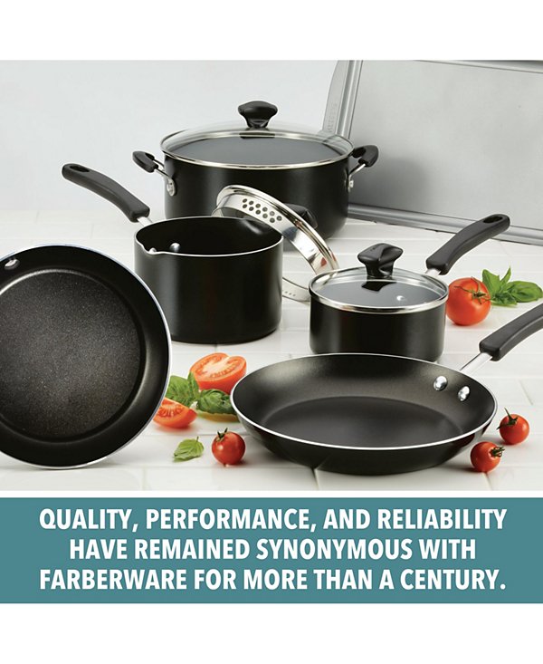 Cookstart Aluminum DiamondMax Nonstick 15-Pc. Cookware Set