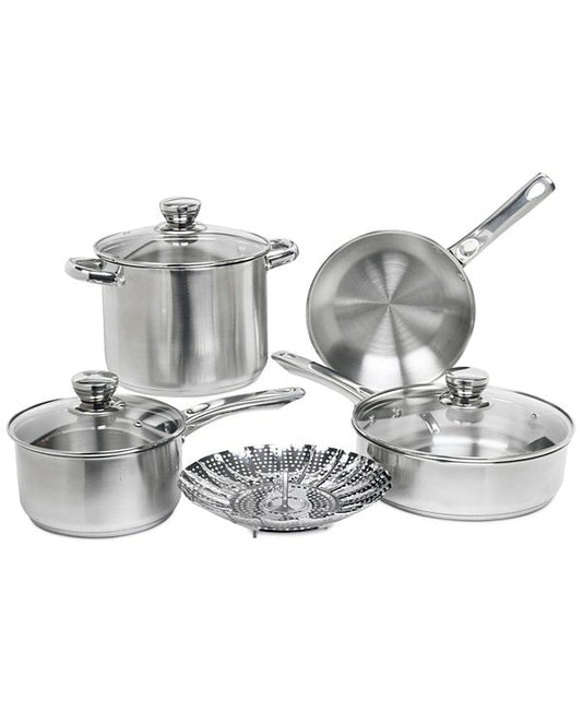 Stainless Steel 8-Pc. Cookware Set