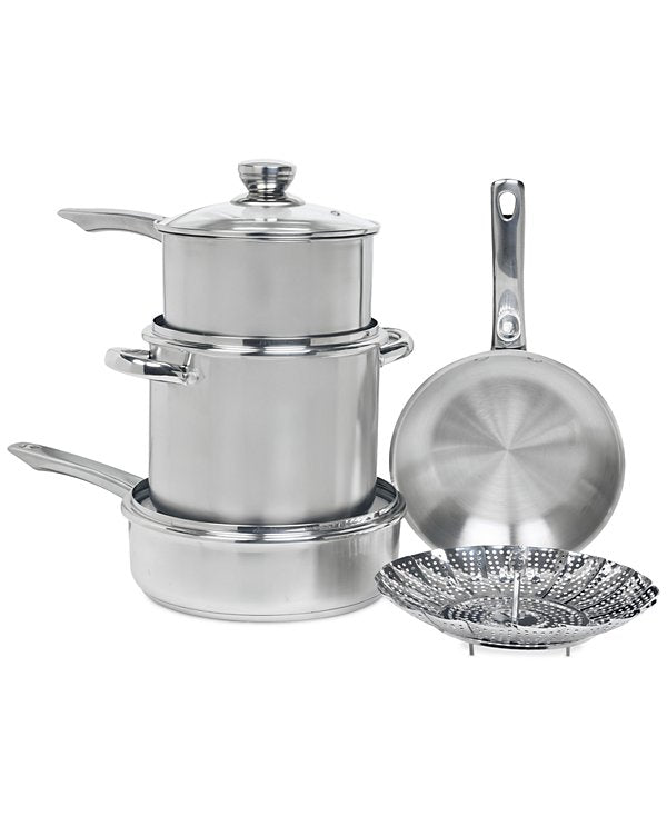 Stainless Steel 8-Pc. Cookware Set