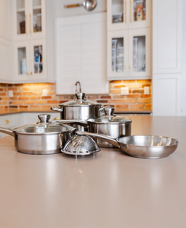 Stainless Steel 8-Pc. Cookware Set