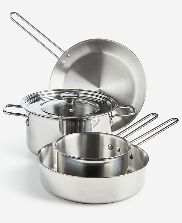 5-Pc. Stackable Stainless Steel Cookware Set