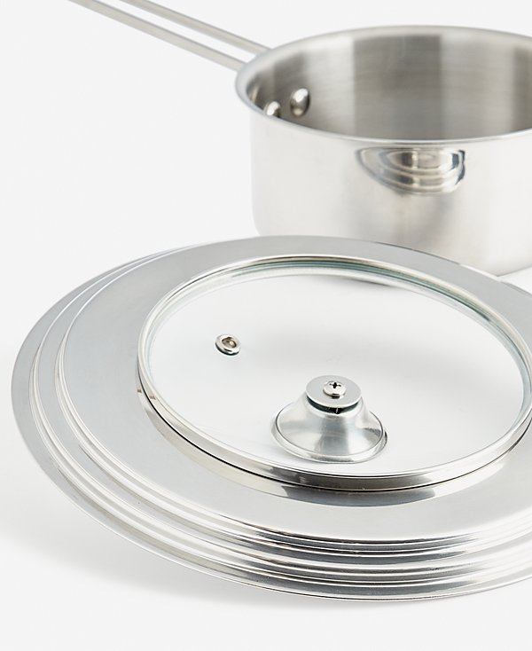 5-Pc. Stackable Stainless Steel Cookware Set