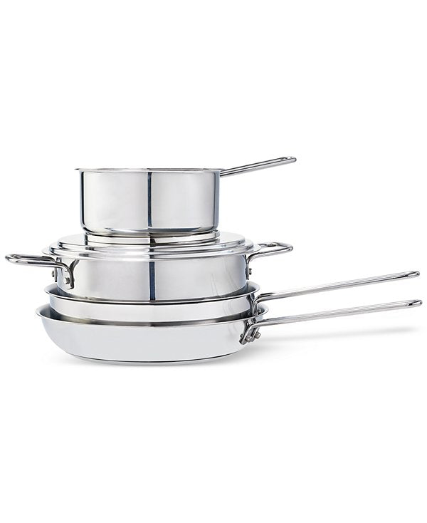 5-Pc. Stackable Stainless Steel Cookware Set